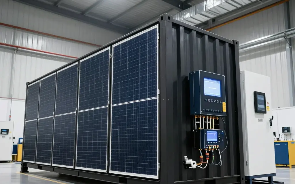 سیستم ذخیره‌ساز کانتینری قدرتمند برای نیروگاه‌های بزرگ